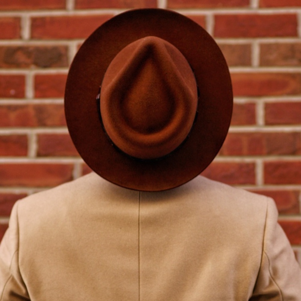 Goorin Bros ‘Yes We Can’ Brown Fedora Hat - Picture 11 of 13